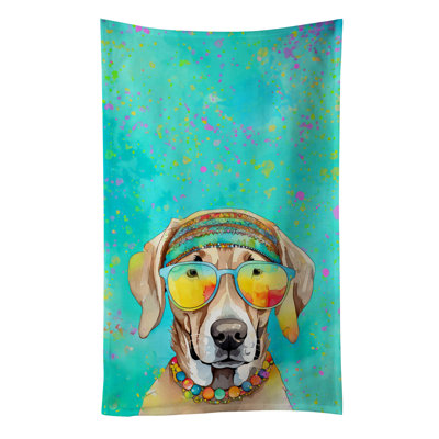 Serviette de cuisine Weimaraner Hippie Dawg