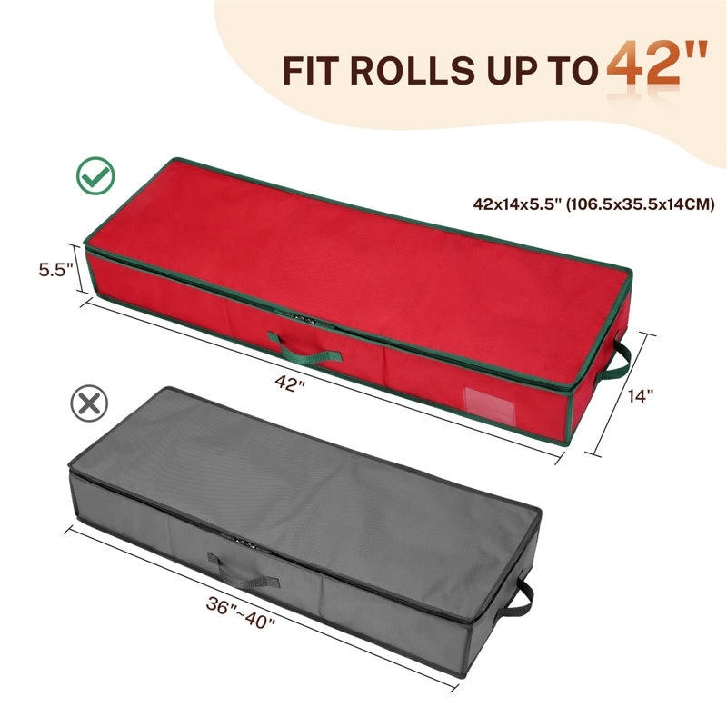 Gift Wrap Storage