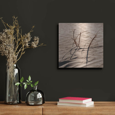 Luxe Metal Art 'Sand Life' by Epic Portfolio Metal Wall Art, 12" x 12"