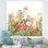 «Vintage Spring Garden Flowers III», reproduction sur toile encadrée