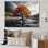 «Bernerd Orange Trees», reproduction de photo en couleurs sur toile I
