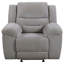 Fauteuil inclinable et oscillant gris Sebring