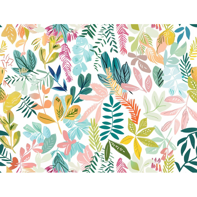 Tropical Mix Microfiber Duvet Cover, Twin Duvet Cover