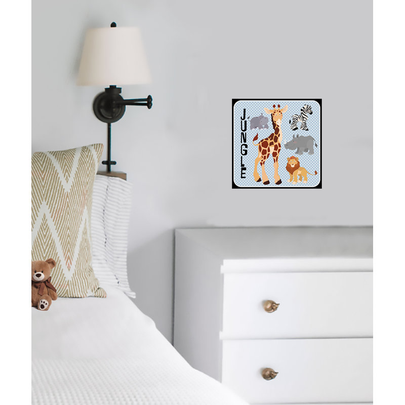 Impression sur papier Brannan Happy Jungle, H 24 po x l 24 po