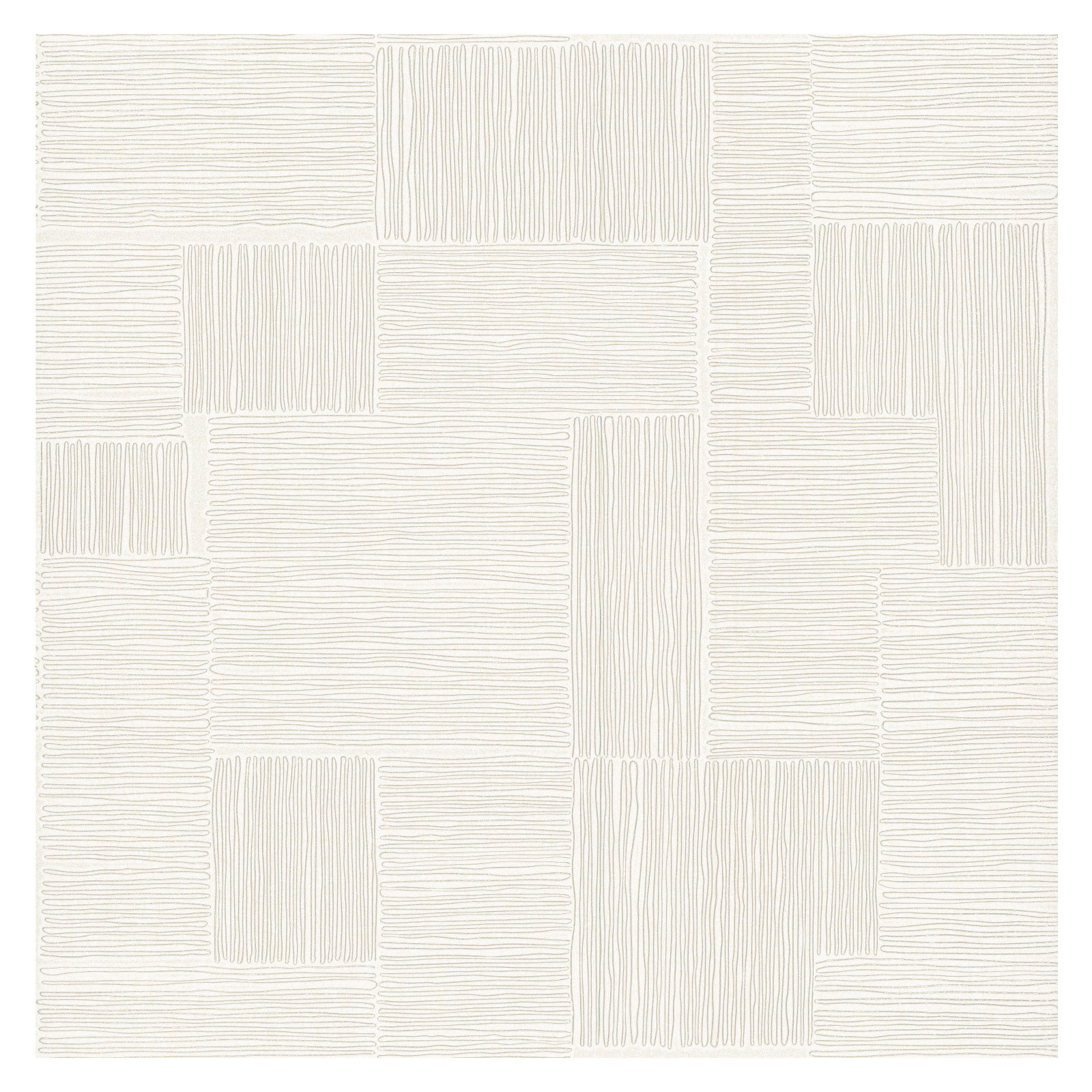 Alodee Geometric Wallpaper, Ivory