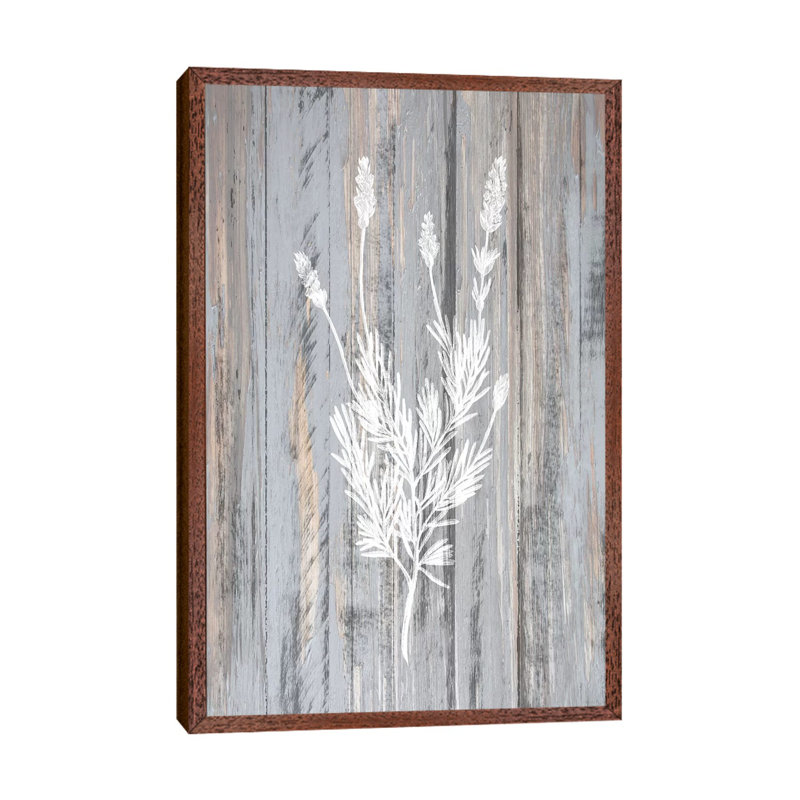 Botanical Wood III by Kimberly Allen - Print on Canvas, 101.6cm H x 66.04cm W x 3.81cm D, Classic Brown Wood Framed