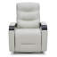Fauteuil inclinable pivotant en cuir 31,5 po-1577146355