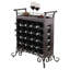 Ozturk Floor Wine Bottle Rack in Dark Bronze