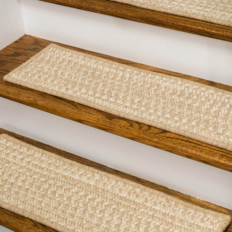 Tapis d'escalier Gering, Beige