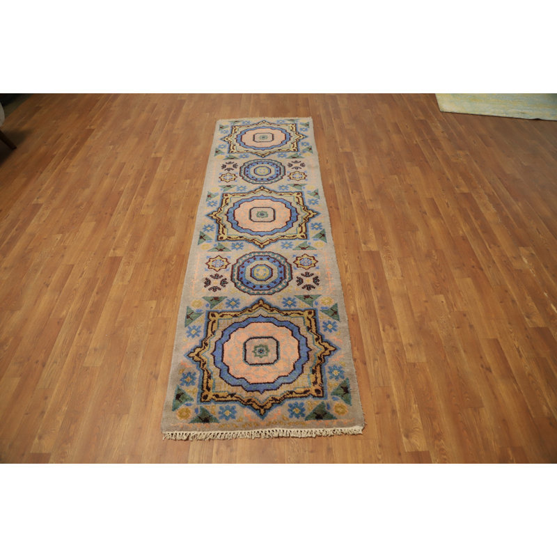 Tapis de couloir géométrique Kazak