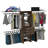Geek Modular Closet Organizer System With Hanging Rods, Shelves, And Drawers-1483122058-1483122059