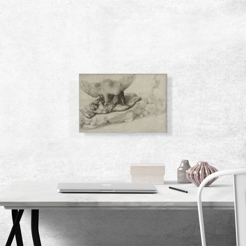 «Tityus 1532» par Michelangelo, reproduction d'art sur toile tendue, H 12 po x l 18 po x P 0,75 po