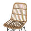 Chaises d'extérieur de style classique, structure en métal, profondeur 45,7 cm, largeur 59,1 cm, hauteur 91 cm, poids 4,9 kg, idéales pour les repas en terrasse, idéales pour les repas en terrasse, profondes, larges et hautes, marron