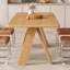 Table de salle à manger rectangulaire moderne et simple-1165049061