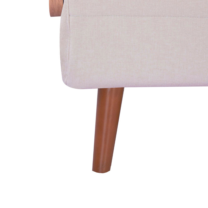 Loveseat Folding Sofa Bed, Beige