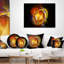 Supernova Explosion en noir - coussin abstrait imprimé