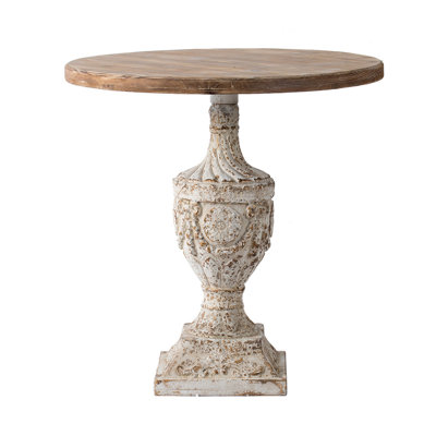 Ataly Tracie Antique Off-White Dining Table