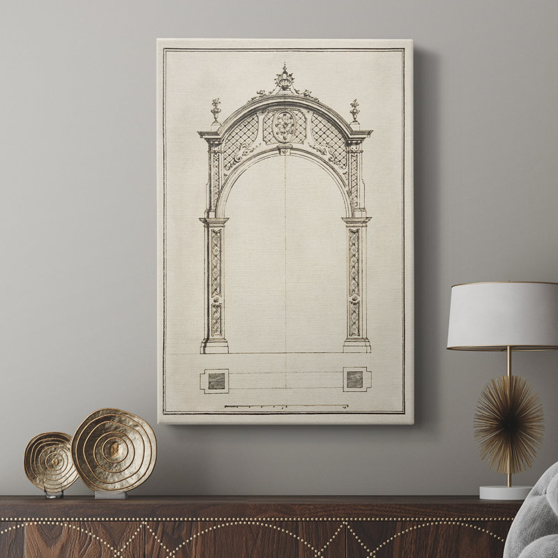 Arch -Custom Wrapped Gallery Cavas, 18" H x 12" W