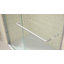Porte de douche à porte coulissante double l 55 po x l 59 po x H 72 po avec deux barres à serviettes-110981884-101020292