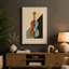 Geometric Violin Art Deco - Wrapped Canvas-927709930-927709933