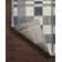 Plaid Denim/Ivory Indoor/Outdoor Area Rug