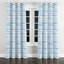 Rideaux occultants à rayures - 1 rideau à œillets à rayures bleu pâle et bleu moderne-2050498762-2050498761