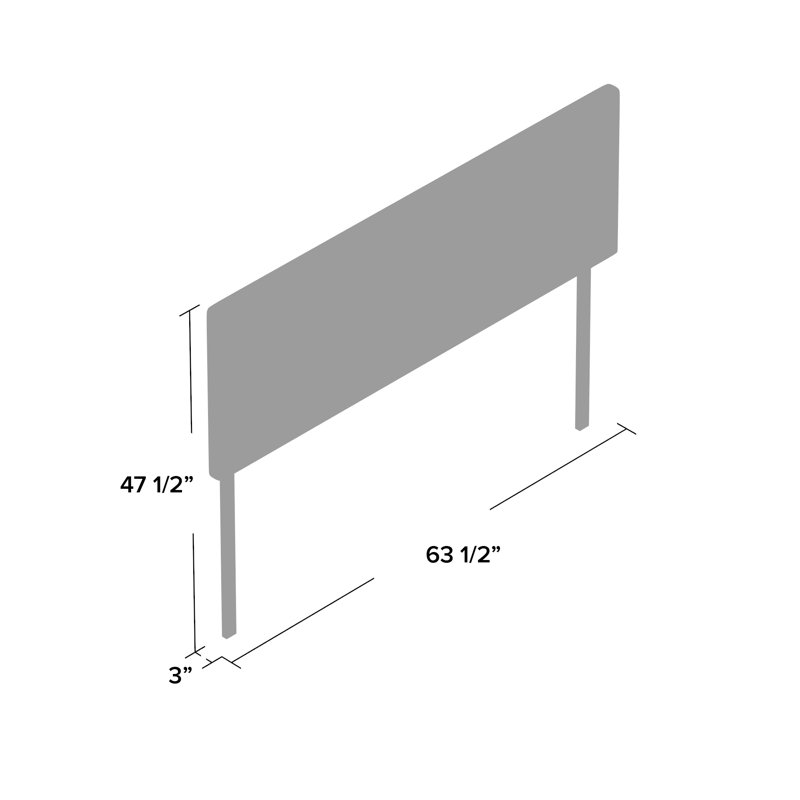 Karp Upholstered Headboard, Queen