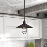 1 - Light Antique Bronze Single Pendant