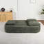 Canapé-lit convertible de 78,7 po, canapé-lit simple pliant avec coussin et couverture, causeuse futon moderne en tissu Scott, aucun assemblage requis-1048904133