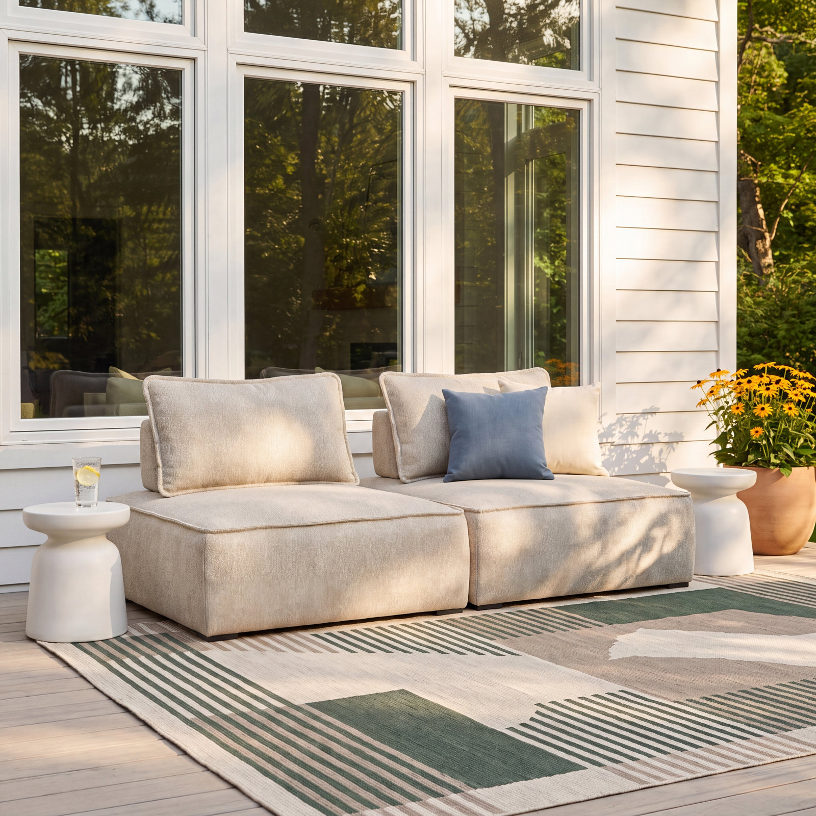 Mirri 87" Patio Sectional