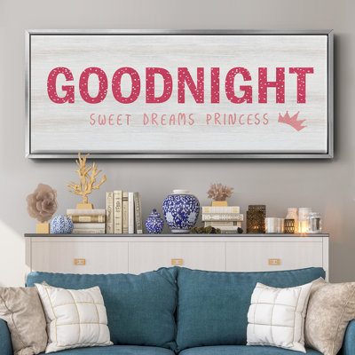 Princess Goodnight- Framed Canvas