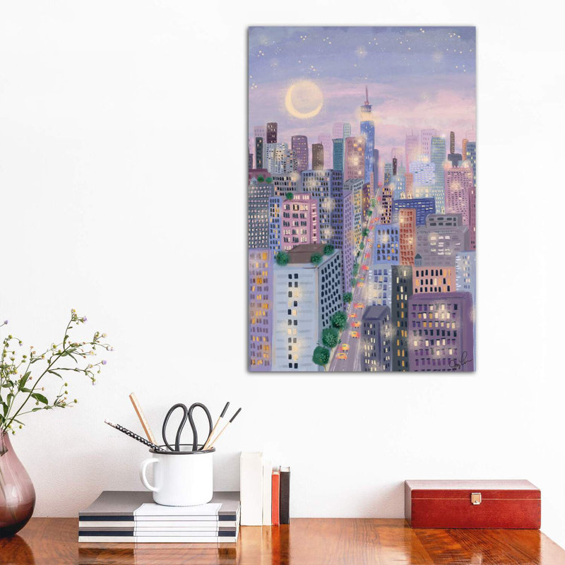 Cityscape I by Joy Laforme - Wrapped Canvas Print, 66.04 cm H x 45.72 cm W x 3.175 cm D