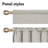 Solid Textured Embossed Rod Pocket Valance Blackout Curtains (Set of 2)-607849698-607849627