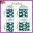 Blue Orange Shell Pattern Comforter-129724996