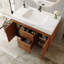Meuble-lavabo autoportant moderne avec plateau en pierre frittée et rangement intelligent-1896341465