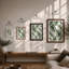 Monstera Leaves Botanical - Framed Print-119160982-119160991