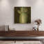 'Big Blooming Cactus II' By Cindy Jacobs Gold Metal Wall Art, 12" x 12"-634474219