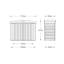 6 ft. W x 3 ft. D Shiplap Apex Wooden Bike Shed-1973957875
