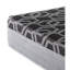 Matelas double 14 po à dessus lisse avec housse glacée pour une nuit de sommeil plus fraîche - 3 po cuivre, gel, argent, graphite, circulation d'air optimale et bruit de soulagement - ressorts enveloppés sur le pourtour réglables - noir