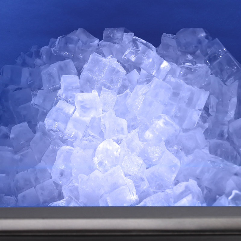 Commercial Ice Maker 400Lbs/24H Ice Machine W/ 200 Lbs Storage Bin
