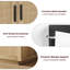 180.5 cm H x 109.9 cm W Book Cabinet Bookcase