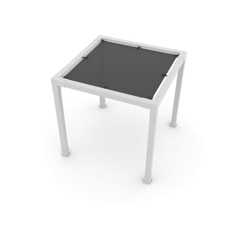 Toja X 8 pi Voile d'ombrage graphite, 8 pi L 8 pi. D