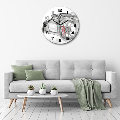 Jozey Glass Wall Clock