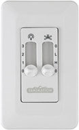 Ceiling Fan Wall Control Non-Reversing - 2 Speed Fan and Light - White, White