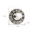Set of Twelve Black And Gray Clock Face Ceramic Drawer Pull Knobs