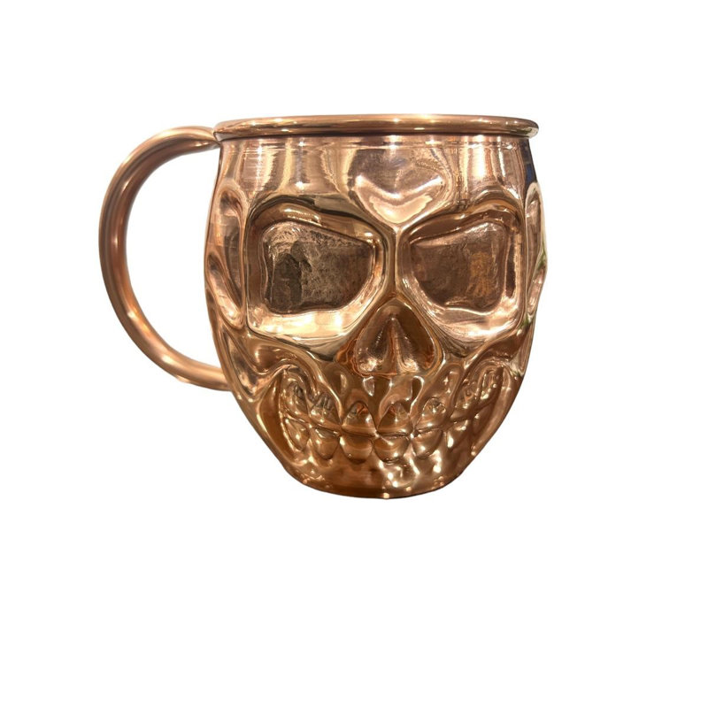 Composite Handmade Copper Drinking Glass Set