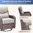 7 Piece Wicker Patio Furniture Set With 6" Thick Cushion - Outdoor Swivel Rocker Chairs Set With 3 Seat Sofa And Ottomans, Patio Conversation Sets Proch Furniture For Balcony Deck-448160435-448160438-448160436