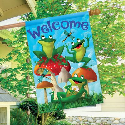 Drapeau «Happy Frogs House»