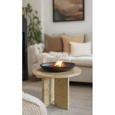 Table basse, petite table, table de salon et pierre naturelle Glod