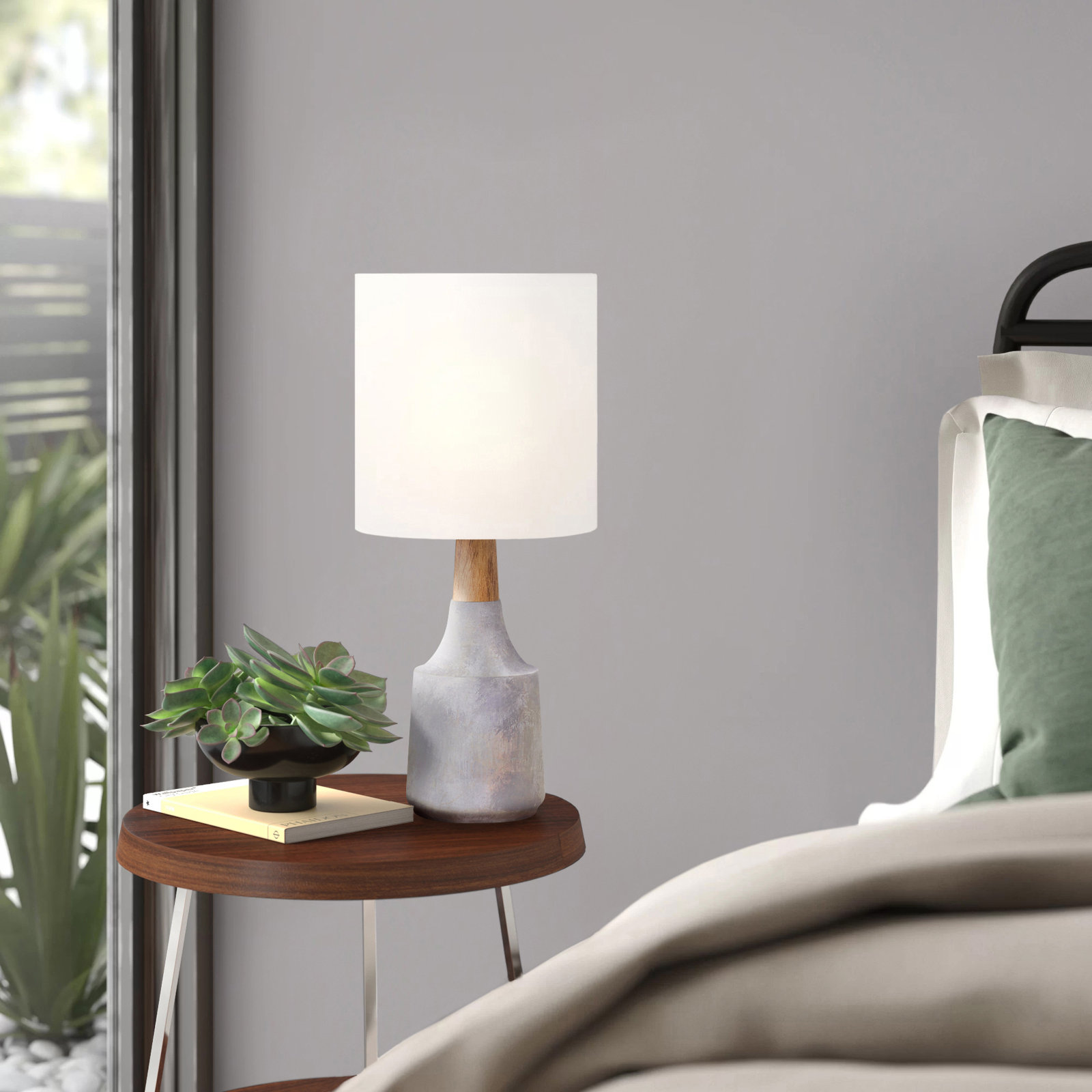 Table Lamp, Charcoal